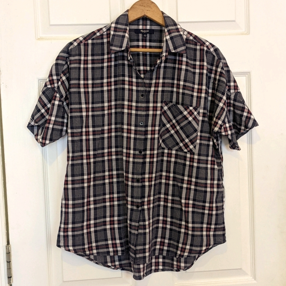 Madewell Button Up Short Sleeve Shirt